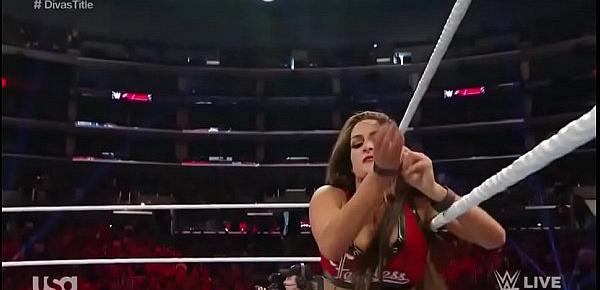  Nikki Bella vs Paige Raw 3 23 15.